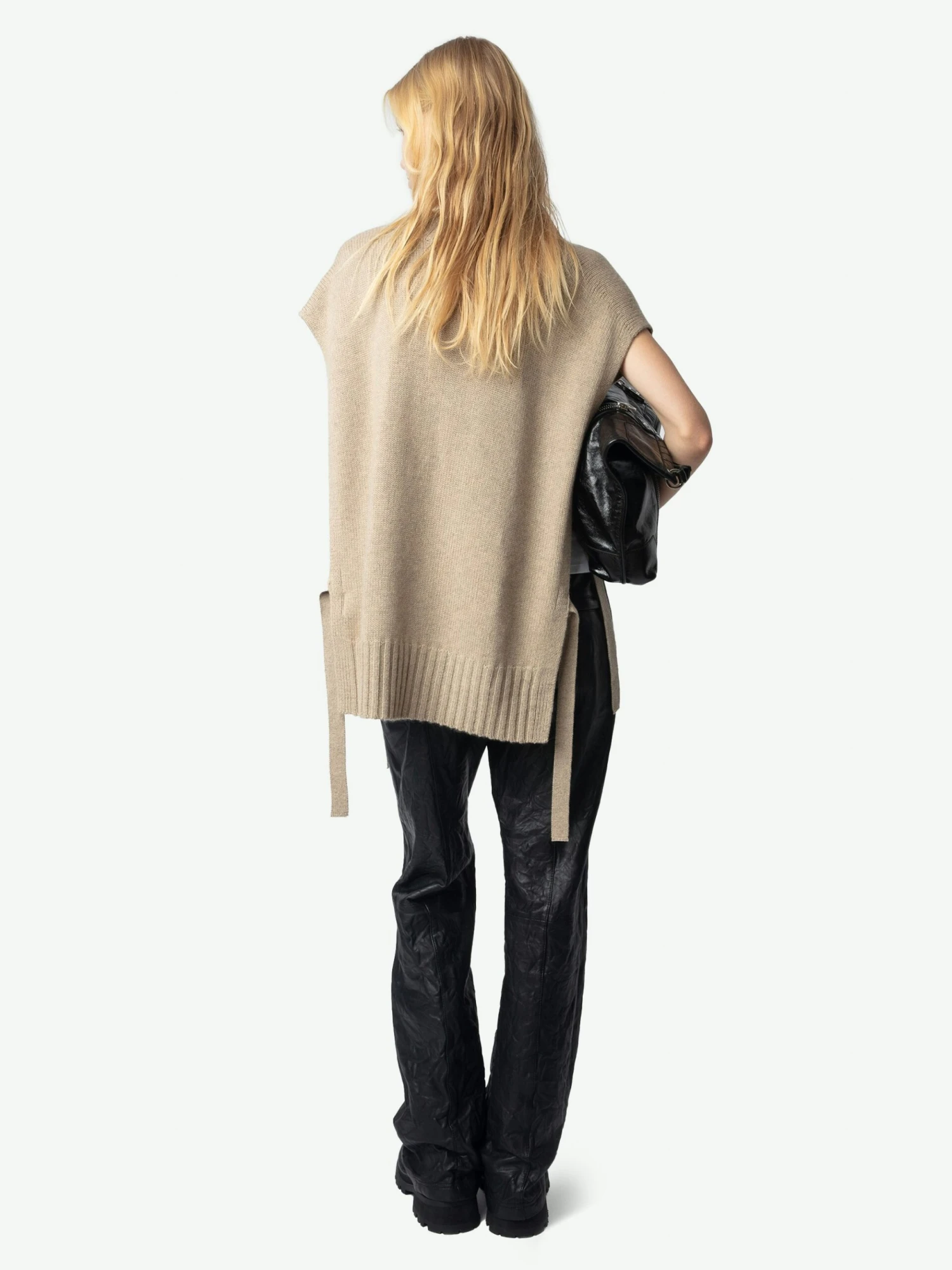 Maddy Cashmere Sweater Oatmeal Zadig & Voltaire Maddy Cashmere Sweater Oatmeal -Zadig Et Voltaire KWSW01523 OATMEAL BACK 67234fda88b95 scaled