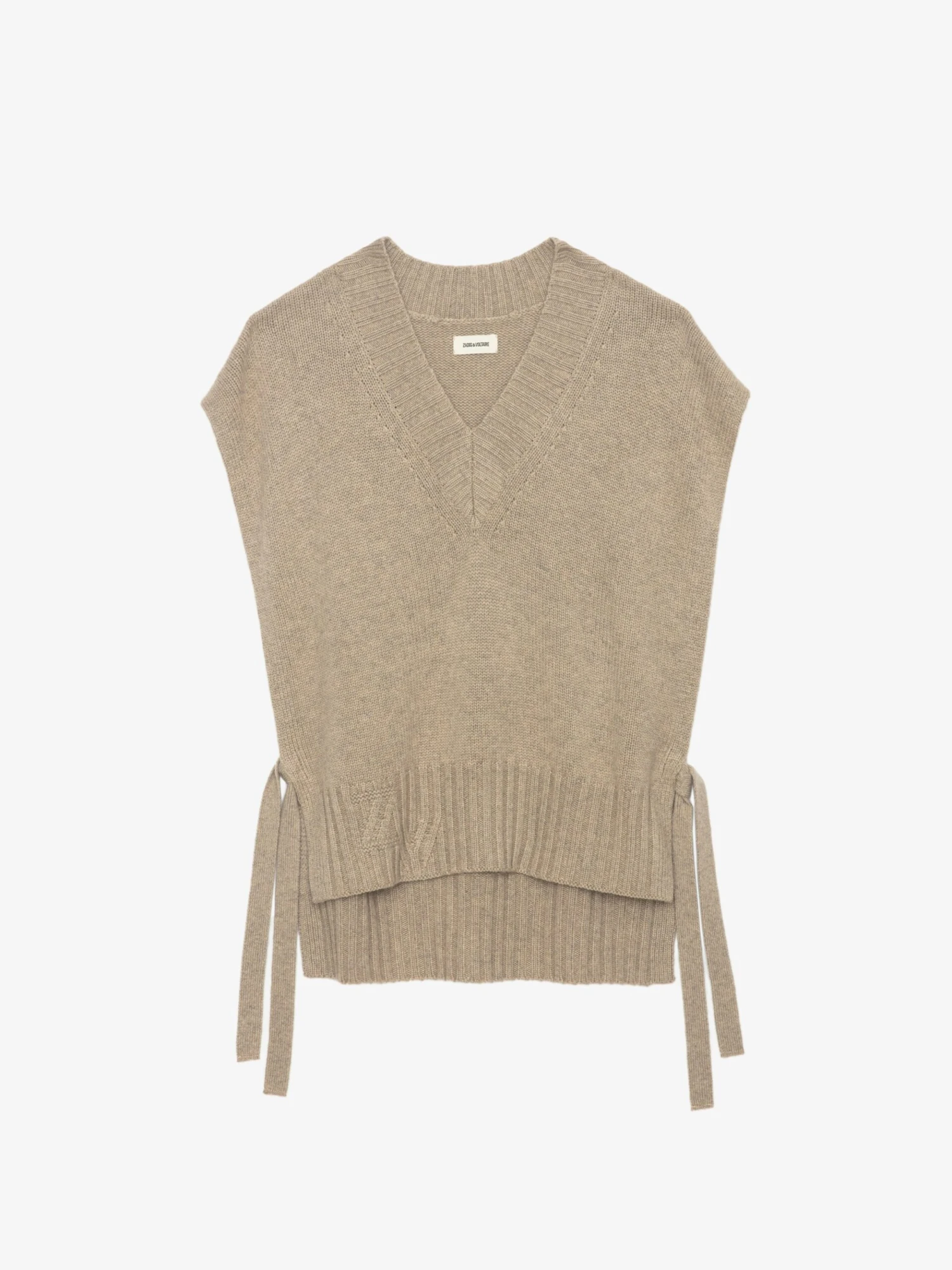Maddy Cashmere Sweater Oatmeal Zadig & Voltaire Maddy Cashmere Sweater Oatmeal -Zadig Et Voltaire KWSW01523 OATMEAL PACKSHOT 6728b36666e10 scaled