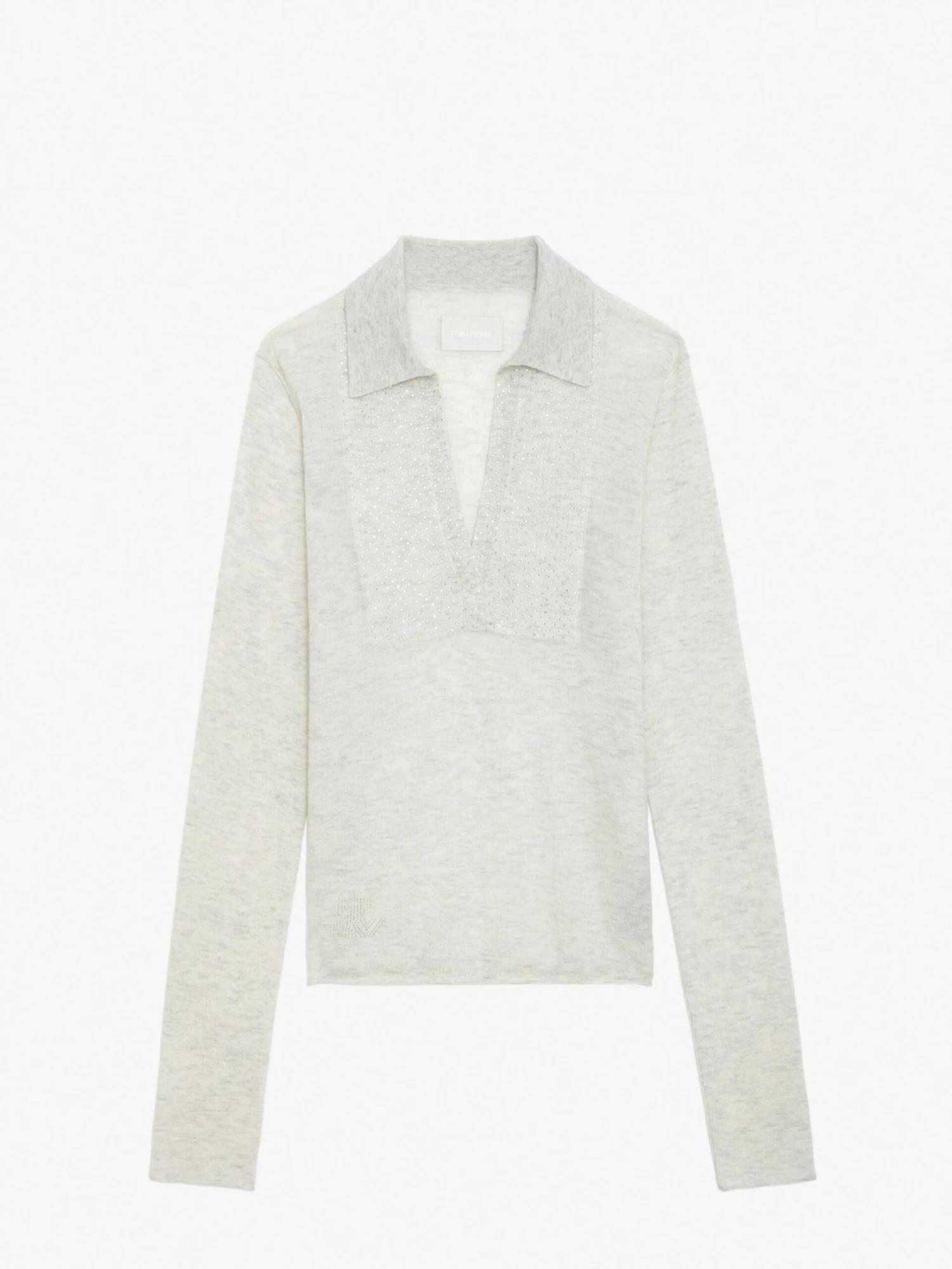 Sally Diamante Cashmere Sweater Neige Zadig & Voltaire Sally Diamante Cashmere Sweater Neige -Zadig Et Voltaire KWSW01638 NEIGE PACKSHOT 6630a39c9669e scaled