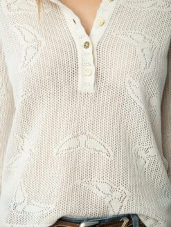 Zadig & Voltaire Salmyr Wings Sweater Ecru -Zadig Et Voltaire KWSW01642 ECRU HOVER 6627cdb6b2b21
