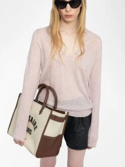Zadig & Voltaire Rivy Cashmere Sweater Bebe -Zadig Et Voltaire KWSW01661 BEBE HOVER 683700fb689ce