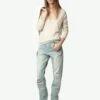 Zadig & Voltaire Rivy Cashmere Sweater Ecru