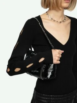 Zadig & Voltaire Syla Sweater Black -Zadig Et Voltaire KWSW01662 NOIR HOVER 6704e472b764e