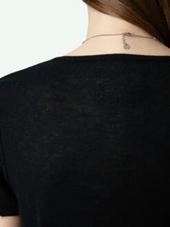 Zadig & Voltaire Celsy Cashmere Sweater Black -Zadig Et Voltaire KWSW01671 NOIR HOVER 664c601deb567