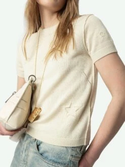 Zadig & Voltaire Bully Sweater Ecru 5 Zadig & Voltaire Bully Sweater Ecru -Zadig Et Voltaire KWSW02691 ECRU ADDI 4 67aa08bc2bbcc