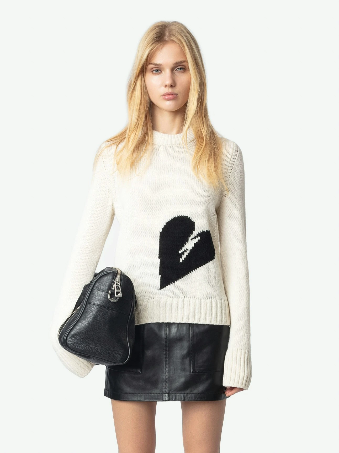 Malty Wool Sweater Ecru Zadig & Voltaire Malty Wool Sweater Ecru -Zadig Et Voltaire KWSW02767 ECRU ADDI 1 67234e16684a9