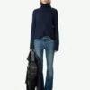 Zadig & Voltaire Nalma Cashmere Sweater Encre