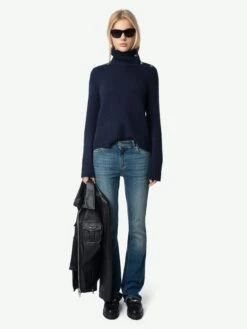 Zadig & Voltaire Nalma Cashmere Sweater Encre