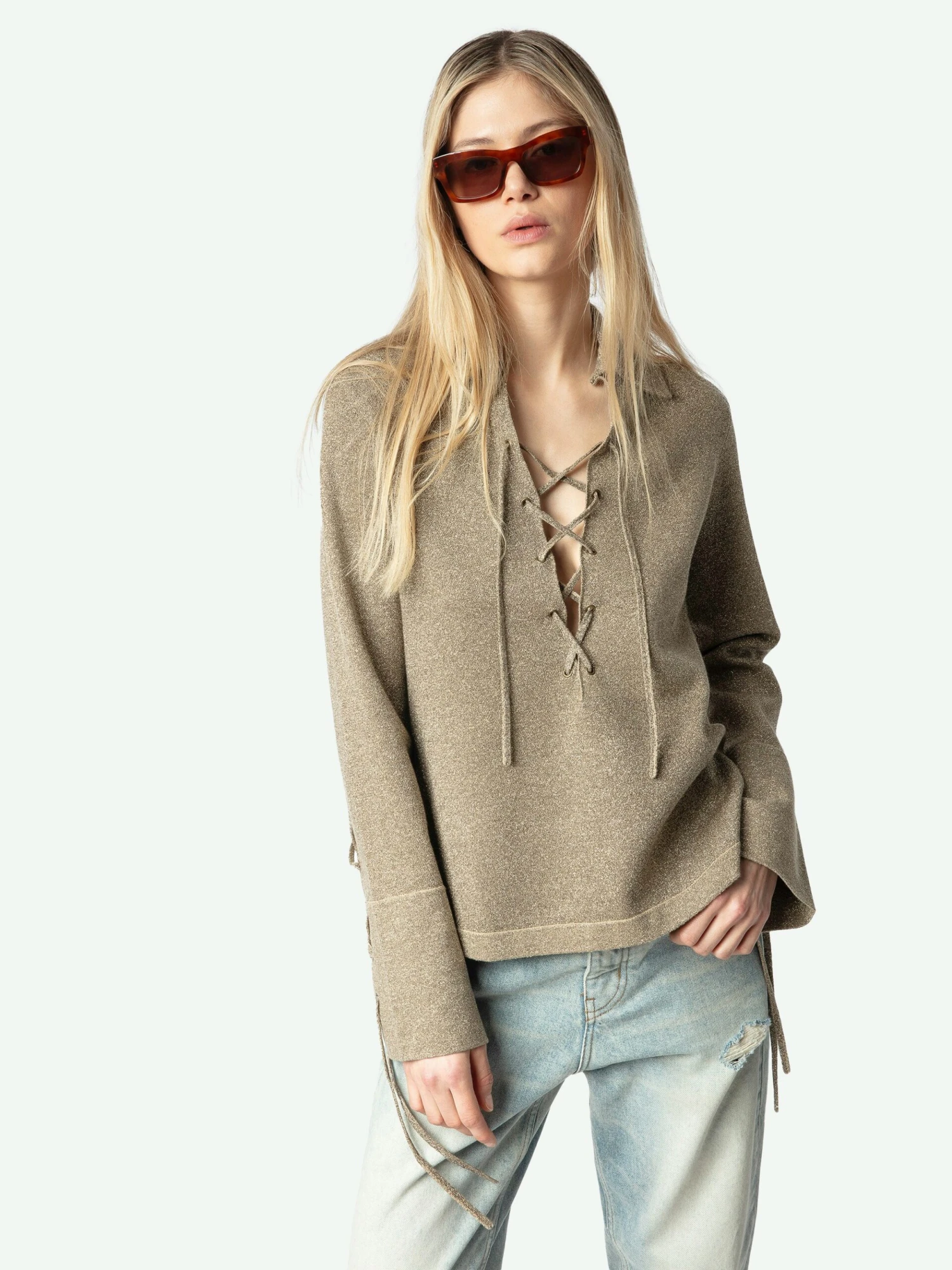Listy Lurex Sweater Gold Zadig & Voltaire Listy Lurex Sweater Gold -Zadig Et Voltaire KWSW02780 GOLD ADDI 2 67a626d590fa7 scaled