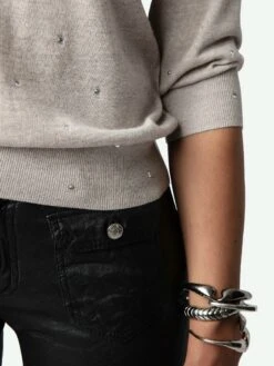 Zadig & Voltaire Kandy Sweater Erable -Zadig Et Voltaire KWSW02796 LATTE ADDI 2 66ce04eb1f9d6