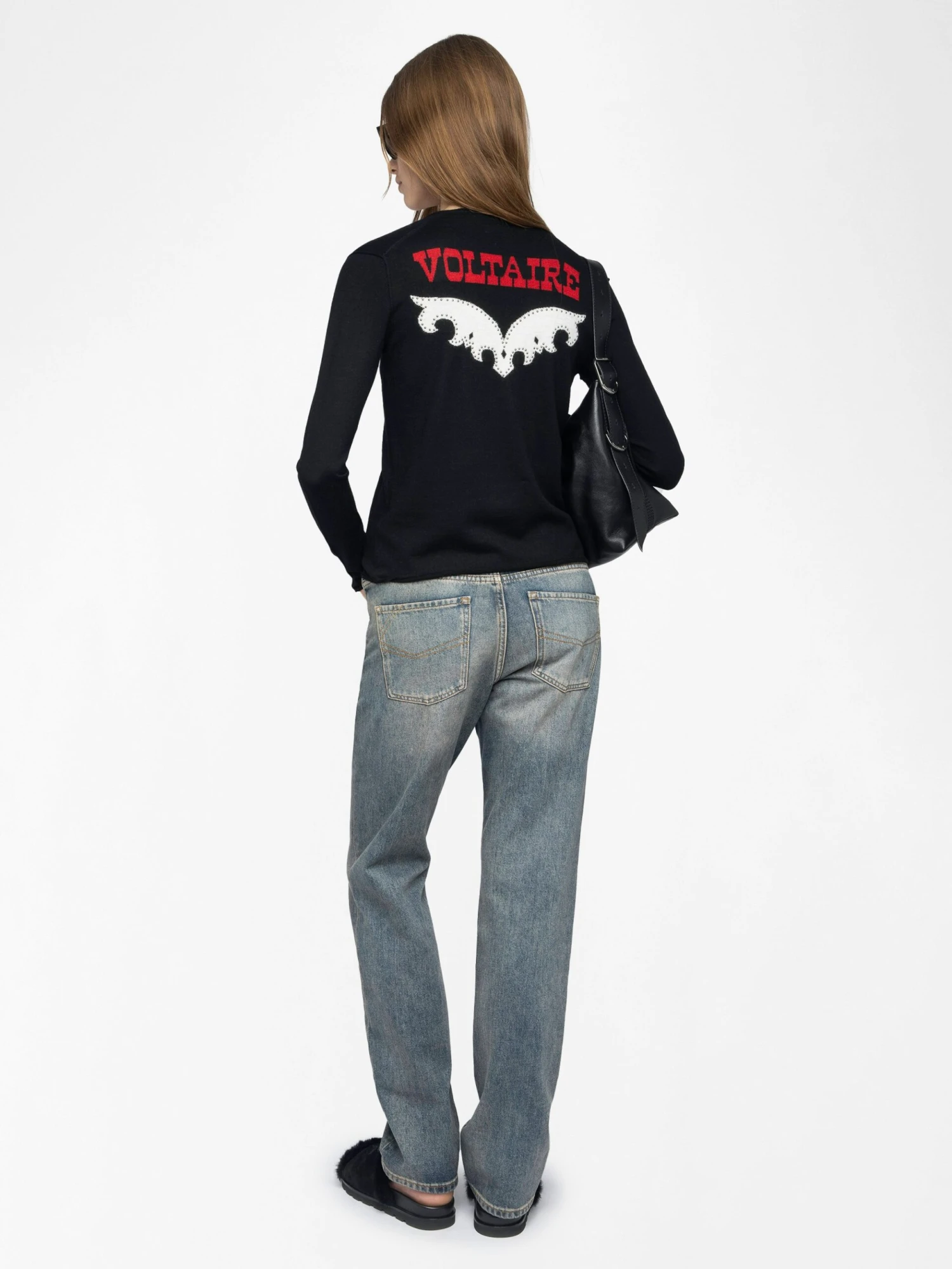Nosfa Wool Sweater Black Zadig & Voltaire Nosfa Wool Sweater Black -Zadig Et Voltaire KWSW02801 BLACK BACK 6849a4d205910 scaled