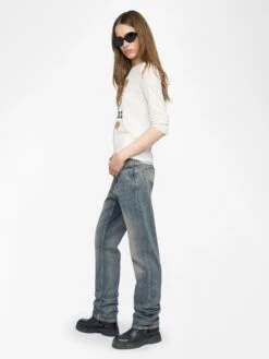 Zadig & Voltaire Teissa Wool Sweater Ecru 3 Zadig & Voltaire Teissa Wool Sweater Ecru -Zadig Et Voltaire KWSW02802 ECRU ADDI 2 68485192b9758