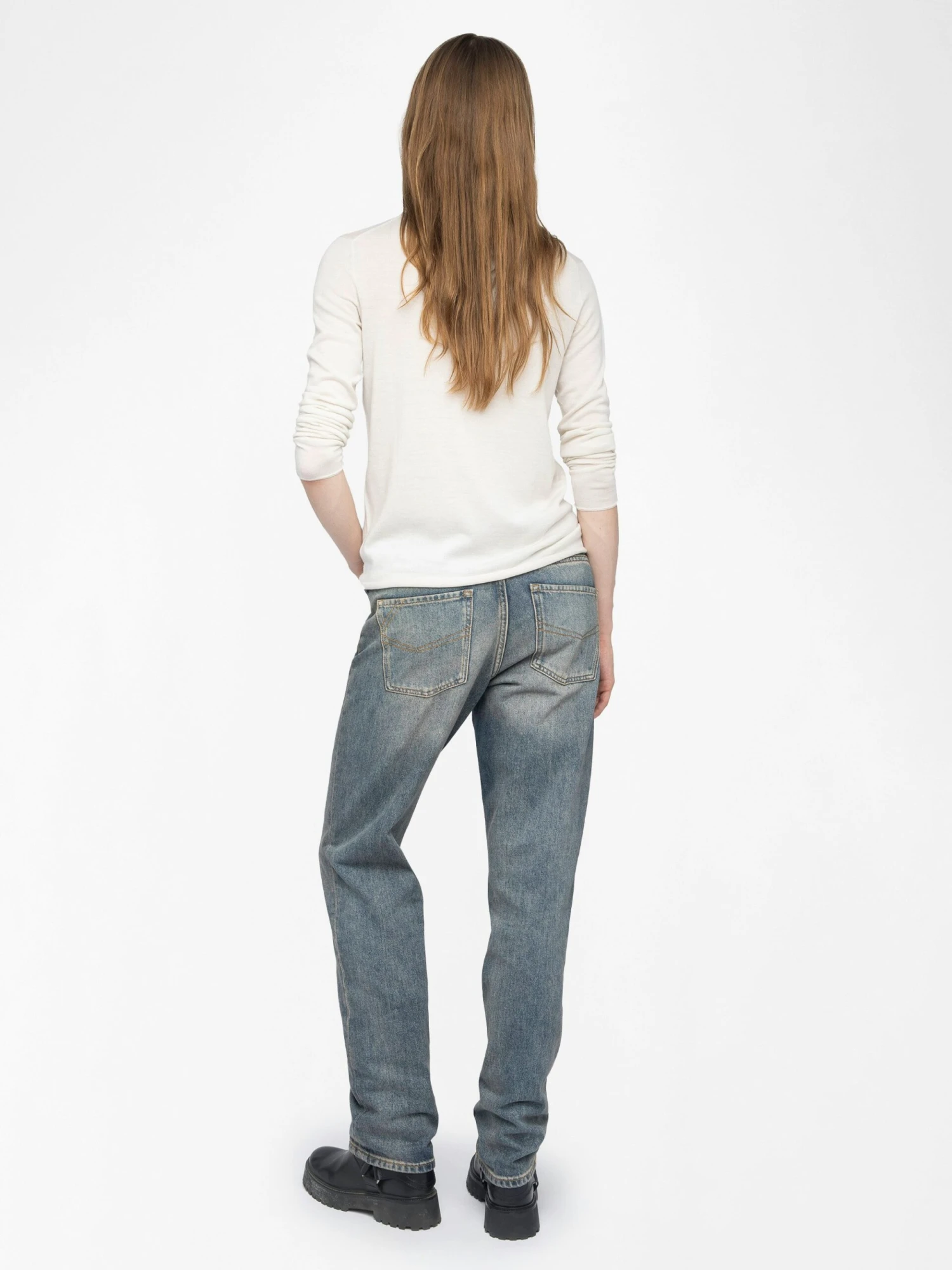 Teissa Wool Sweater Ecru Zadig & Voltaire Teissa Wool Sweater Ecru -Zadig Et Voltaire KWSW02802 ECRU BACK 6848527d29811 scaled