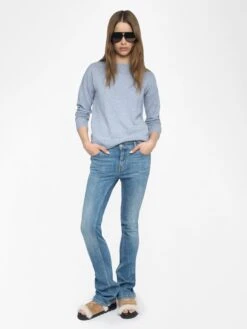 Zadig & Voltaire Cici Sweater Cloud -Zadig Et Voltaire KWSW02815 CLOUD ADDI 1 6849a557108f6