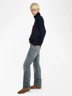 Zadig & Voltaire Mora Wool Sweater Encre 5 Zadig & Voltaire Mora Wool Sweater Encre -Zadig Et Voltaire KWSW02823 ENCRE ADDI 4 685e8d755b5c5