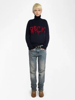 Zadig & Voltaire Mora Wool Sweater Encre