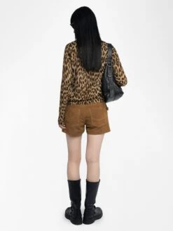 Zadig & Voltaire Rivy Cashmere Sweater Daim 3 Zadig & Voltaire Rivy Cashmere Sweater Daim -Zadig Et Voltaire KWSW02839 DAIM BACK 685d226bf1deb