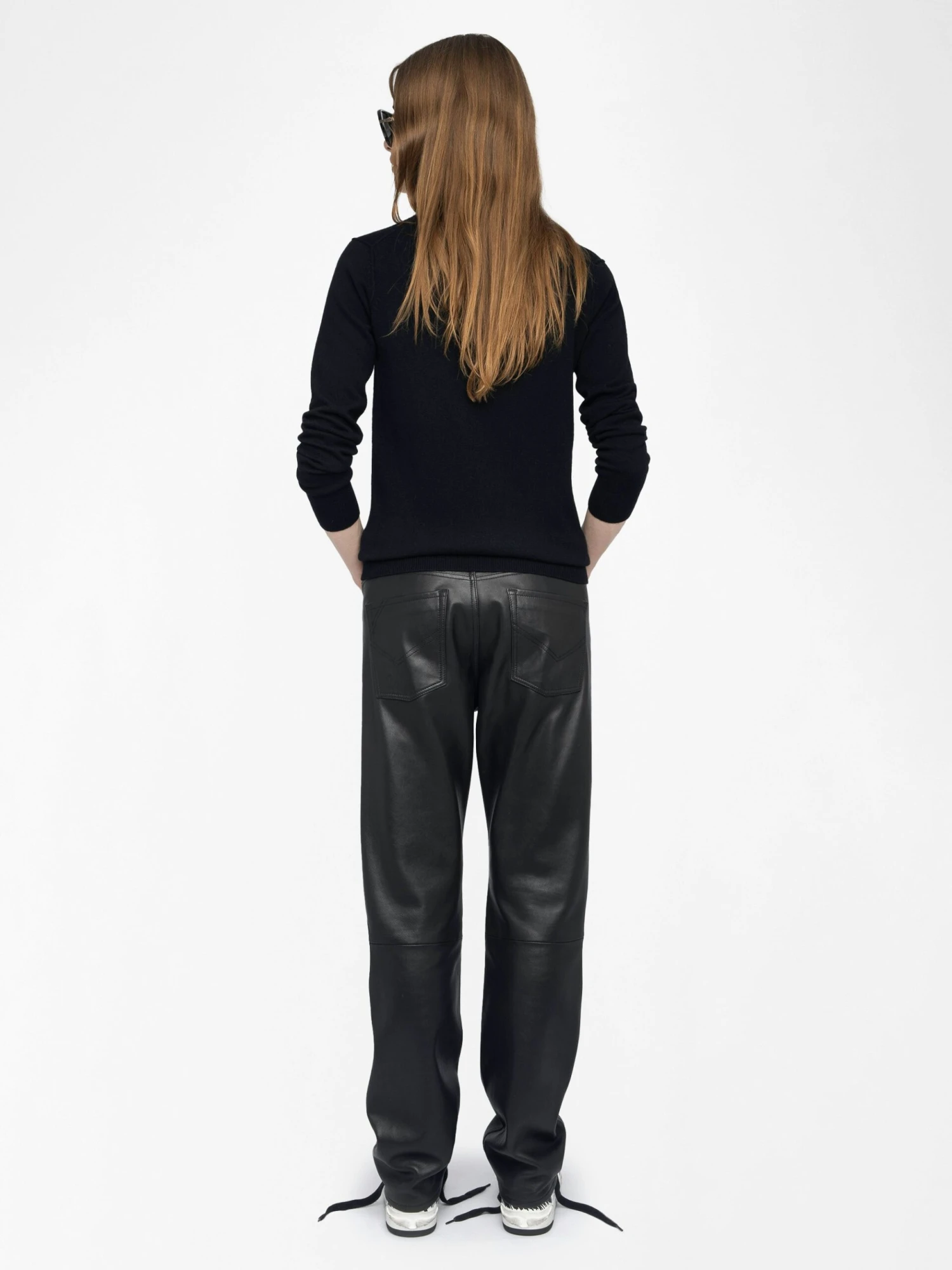 Kendy Embroidered Cashmere Sweater Black Zadig & Voltaire Kendy Embroidered Cashmere Sweater Black -Zadig Et Voltaire KWSW02900 BLACK BACK 6849a4e98f0d4 scaled