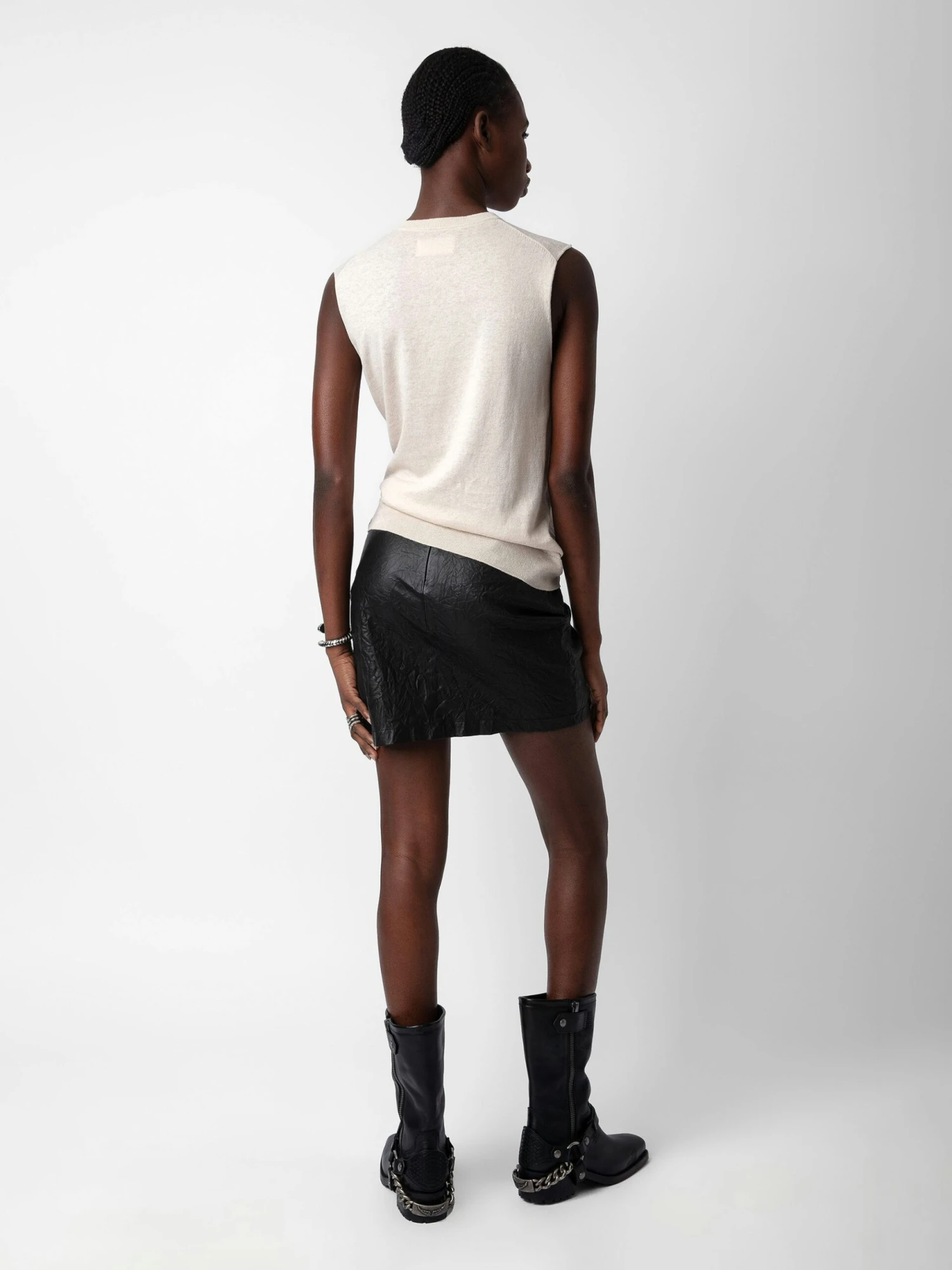 Nida Mon Amour Top Petale Zadig & Voltaire Nida Mon Amour Top Petale -Zadig Et Voltaire KWTO00004 PETALE BACK scaled