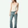Zadig & Voltaire Nora Cashmere Tank Top Ecru