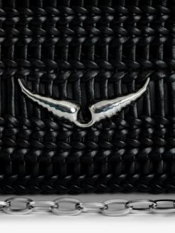 Zadig & Voltaire Rock Eternal Clutch Black 2 Zadig & Voltaire Rock Eternal Clutch Black -Zadig Et Voltaire LWBA02463 NOIR ADDI 1 662767247249f