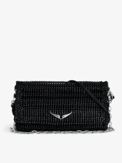 Zadig & Voltaire Rock Eternal Clutch Black