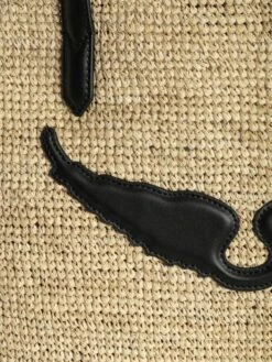 Zadig & Voltaire Wings Raffia Basket Bag Noir -Zadig Et Voltaire LWBA03655 NOIR ADDI 2 6798efd75e4e0