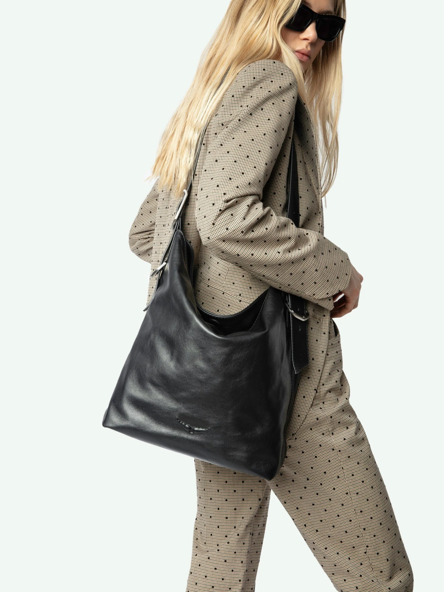 Jane Hobo Bag Black Zadig & Voltaire Jane Hobo Bag Black -Zadig Et Voltaire LWBA03856 BLACK HOVER 67a391e554095 scaled