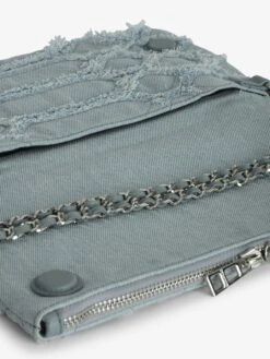 Zadig & Voltaire Rock Denim Clutch Breeze 4 Zadig & Voltaire Rock Denim Clutch Breeze -Zadig Et Voltaire LWBA03877 BREEZE ADDI 3 67b87b8600bd8