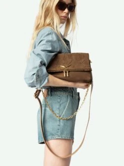 Zadig & Voltaire Rocky Suede Bag Cognac 5 Zadig & Voltaire Rocky Suede Bag Cognac -Zadig Et Voltaire LWBA03919 COGNAC ADDI 4 67a3922e63752