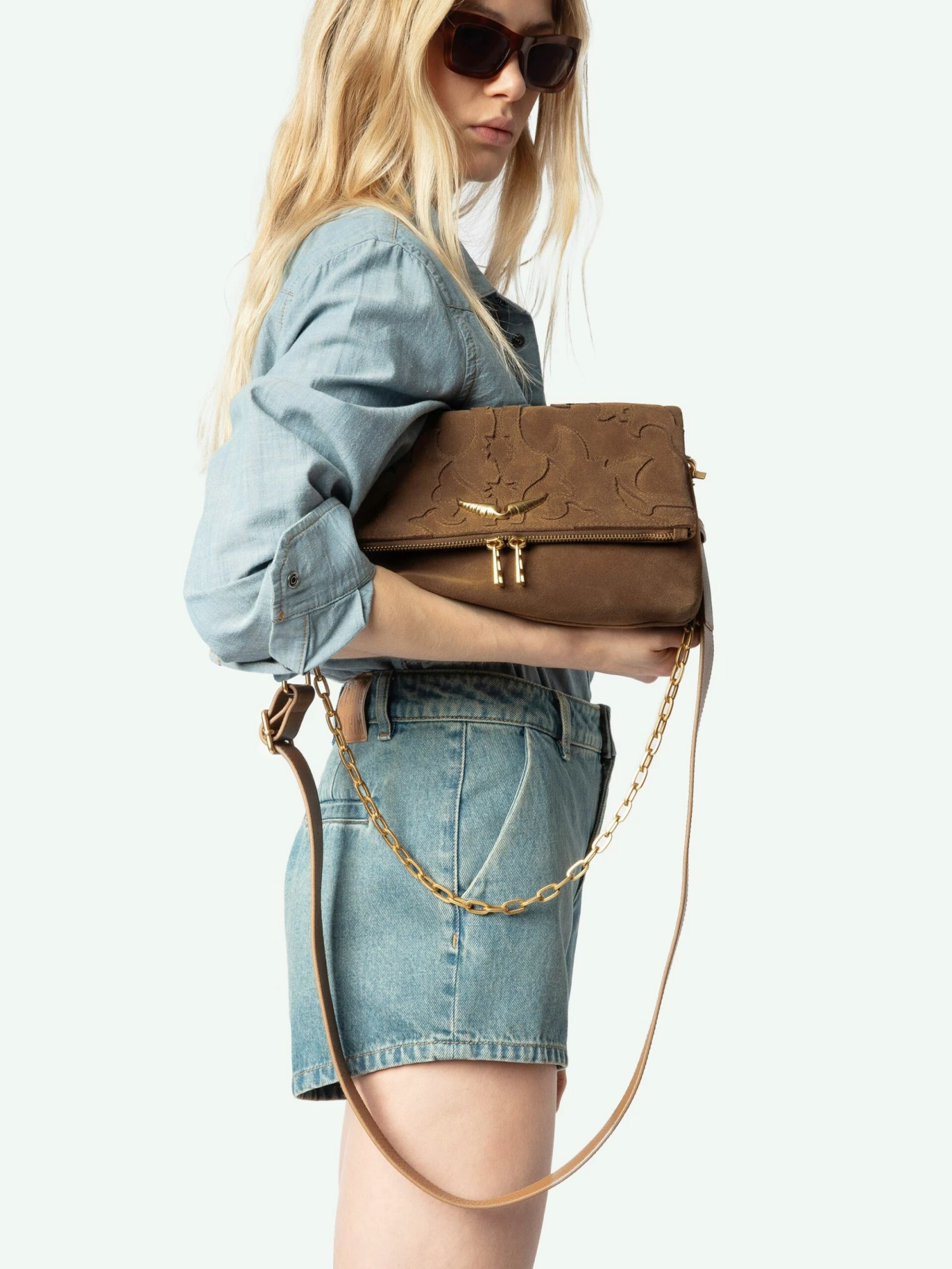 Rocky Suede Bag Cognac Zadig & Voltaire Rocky Suede Bag Cognac -Zadig Et Voltaire LWBA03919 COGNAC ADDI 4 67a3922e63752 scaled