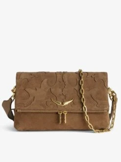 Zadig & Voltaire Rocky Suede Bag Cognac
