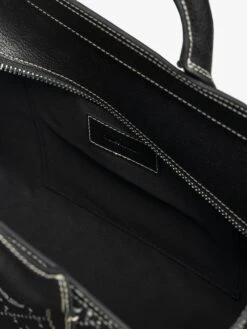 Zadig & Voltaire Angel Tote Monogram Bag Black -Zadig Et Voltaire LWBA04024 BLACK ADDI 5 683735fe25fd1