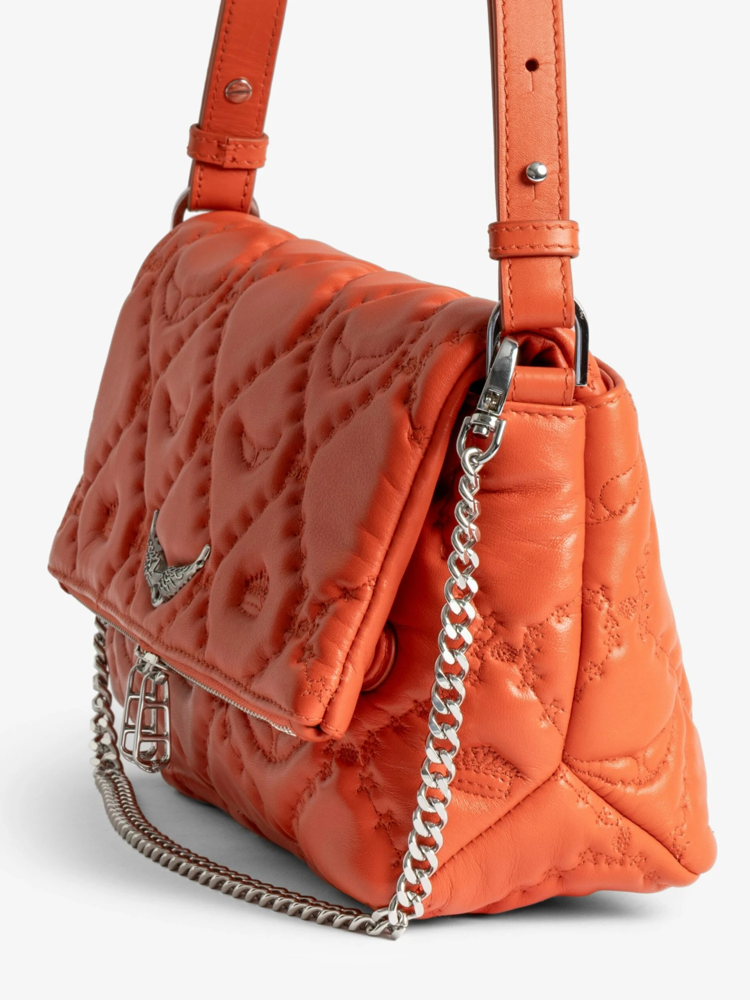 Rocky II Quilted Monogram Bag Flame Zadig & Voltaire Rocky II Quilted Monogram Bag Flame -Zadig Et Voltaire LWBA04058 FLAME ADDI 1 68825aa0c10d4 scaled