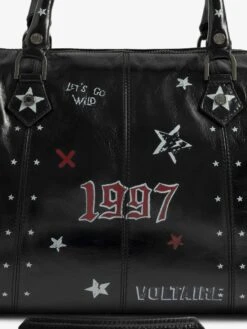 Zadig & Voltaire Sunny Medium Vibe Punk Bag Black -Zadig Et Voltaire LWBA04145 BLACK ADDI 4 68776a4bf3e13