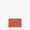 Zadig & Voltaire ZV Pass Monogram Card Holder Flame