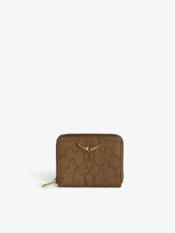 Zadig & Voltaire Mini ZV Wallet Cognac