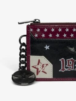 Zadig & Voltaire Sunny Card Punk Card Holder Black -Zadig Et Voltaire LWSG03676 BLACK HOVER 6842c4f755997