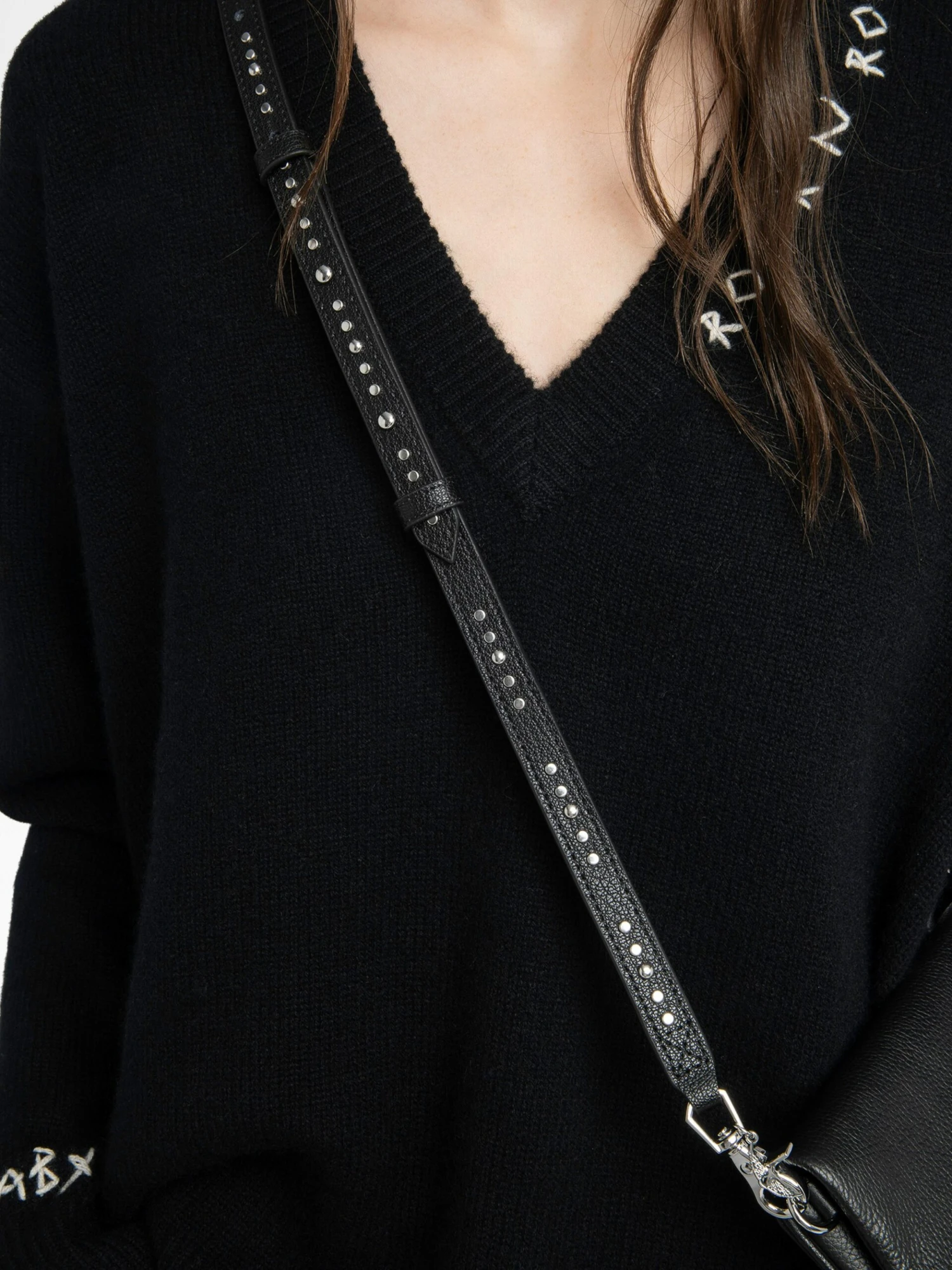 Overstudded Shoulder Strap Noir Zadig & Voltaire Overstudded Shoulder Strap Noir -Zadig Et Voltaire LWST01128 NOIR HOVER 68820642ae2c1 scaled