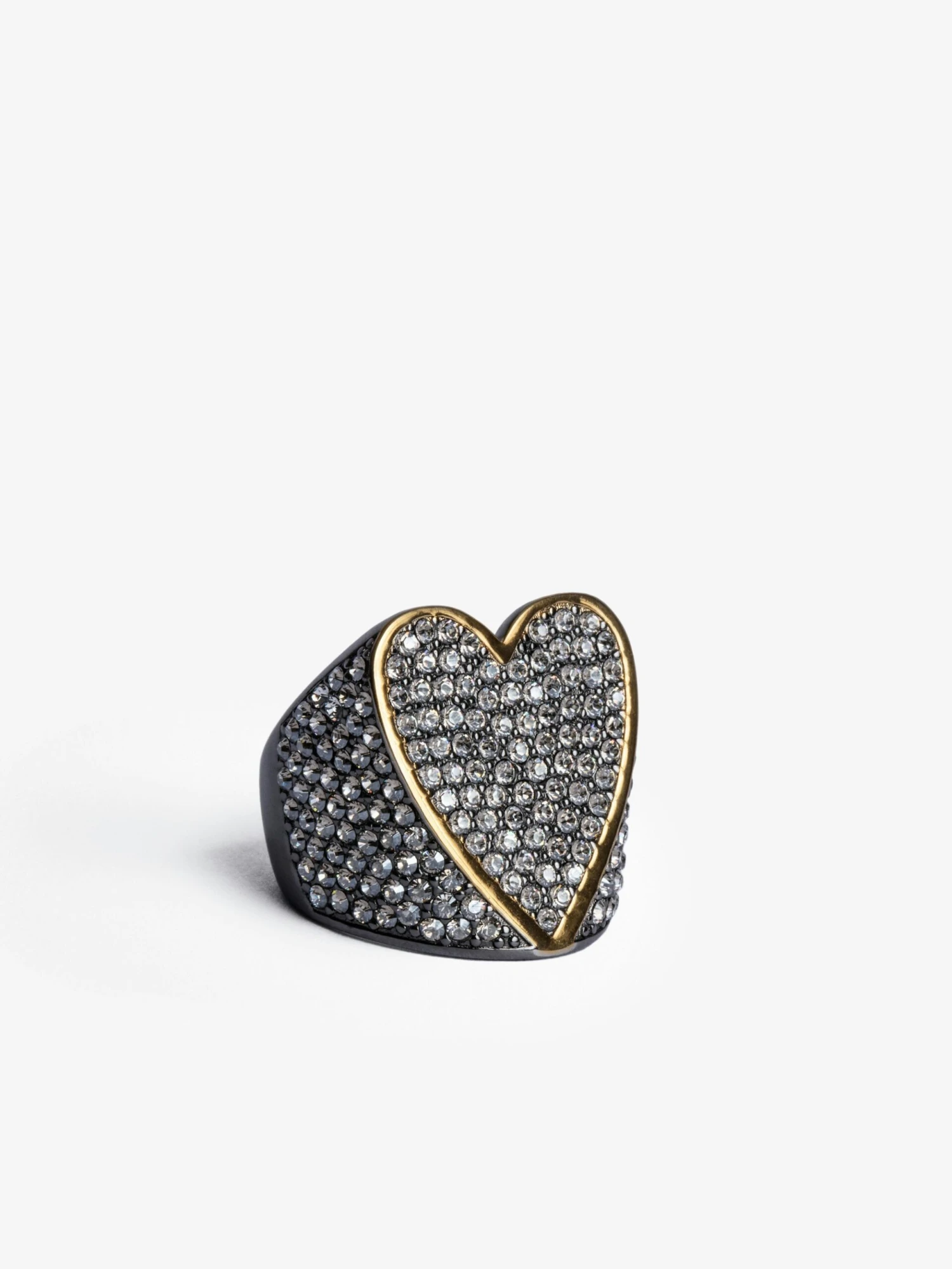 Idol Strass Ring Shiny black Zadig & Voltaire Idol Strass Ring Shiny Black -Zadig Et Voltaire OWJW00012 SHINY BLACK ADDI 1 1 scaled