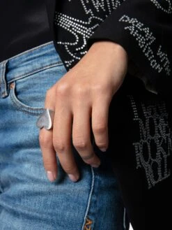 Zadig & Voltaire Idol Ring Silver -Zadig Et Voltaire OWJW00013 SILVER HOVER