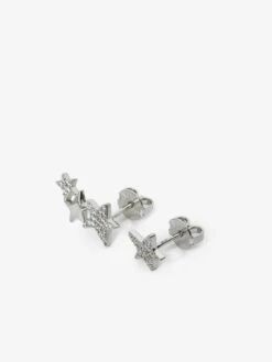 Zadig & Voltaire Rock Star Strass Earrings Shiny Silver -Zadig Et Voltaire OWJW01771 SHINY SILVER ADDI 2 686cca7994de3