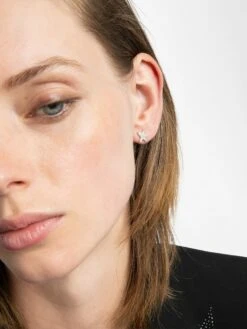 Zadig & Voltaire Rock Star Strass Earrings Shiny Silver -Zadig Et Voltaire OWJW01771 SHINY SILVER ADDI 3 687a59c211dbe