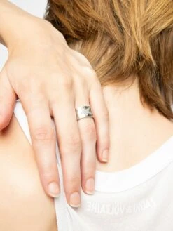 Zadig & Voltaire Rock Star Strass Ring Shiny Silver -Zadig Et Voltaire OWJW01772 SHINY SILVER ADDI 3 687a59c46b345