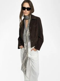 Zadig & Voltaire Kerry Scarf Record 3 Zadig & Voltaire Kerry Scarf Record -Zadig Et Voltaire OWSC01519 RECORD ADDI 2 6835c8df8b6a0