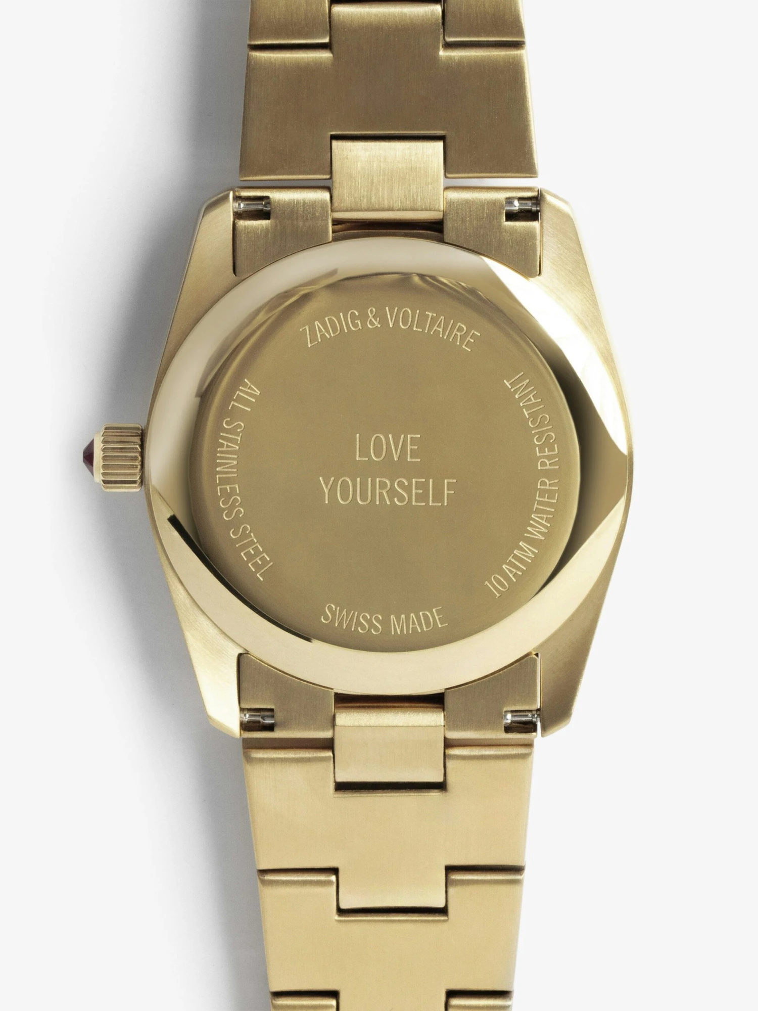 Time2Love Watch Shiny gold Zadig & Voltaire Time2Love Watch Shiny Gold -Zadig Et Voltaire OWWT00092 SHINY GOLD BACK scaled
