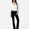 Zadig & Voltaire Tink Satin Blouse White
