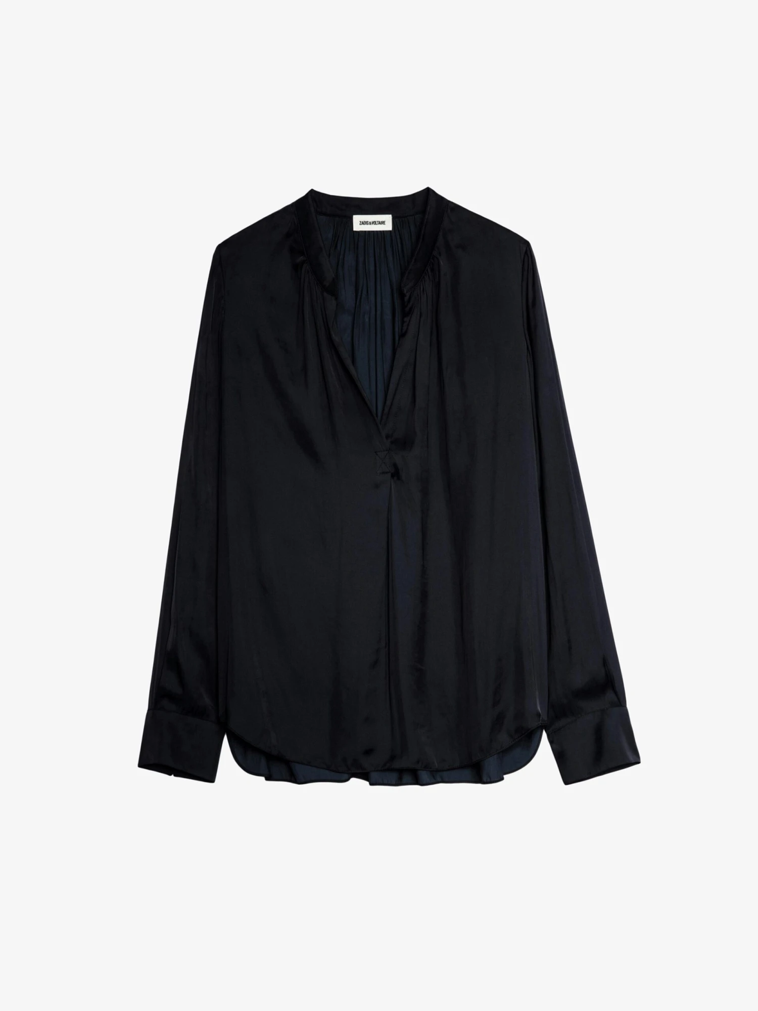 Tink Satin Blouse Black Zadig & Voltaire Tink Satin Blouse Black -Zadig Et Voltaire PWGCP3201F NOIR PACKSHOT 1 scaled