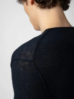 Zadig & Voltaire Teiss Cashmere Sweater Ink 2 Zadig & Voltaire Teiss Cashmere Sweater Ink -Zadig Et Voltaire PWGMZ1102H ENCRE ADDI 1