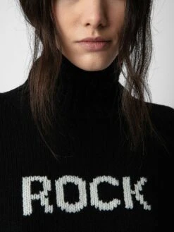 Zadig & Voltaire Alma Rock & Roll Sweater Black -Zadig Et Voltaire PWHMZ1101F NOIR ADDI 2